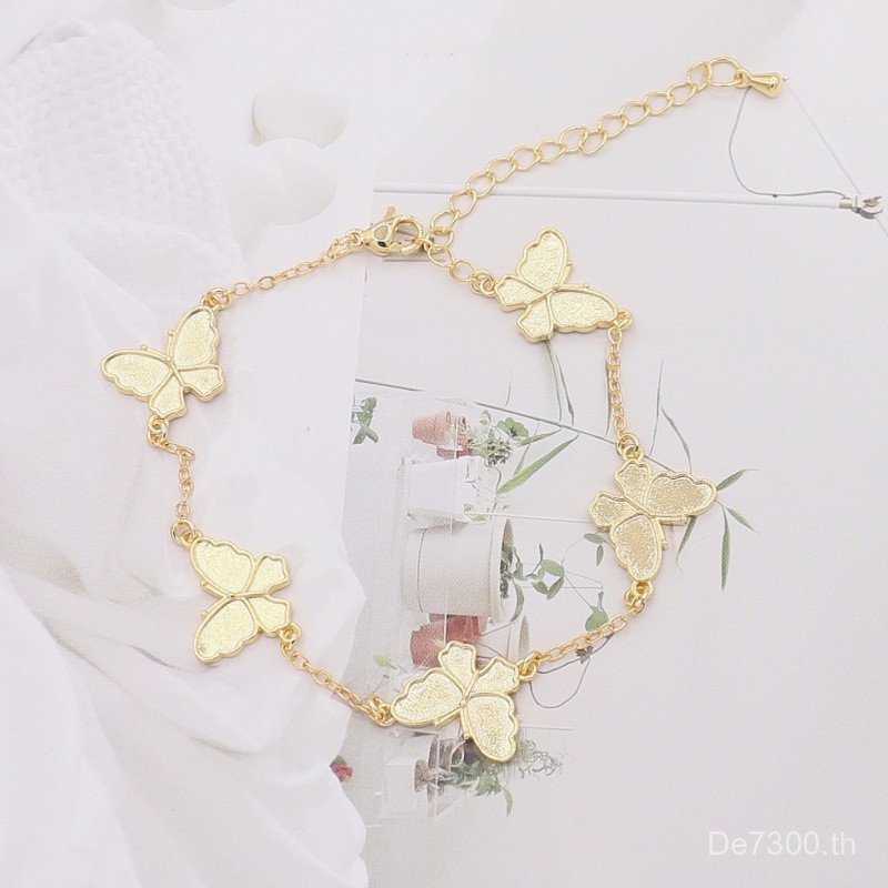 สร้อยคอ มือด้านล่างตัวอ่อนสร้อยข้อมือด้านล่างแฮนด์เมดตัวอ่อน หลัวเดียน เลียนแบบจุดมรกตด้านล่างสี่ใบโ