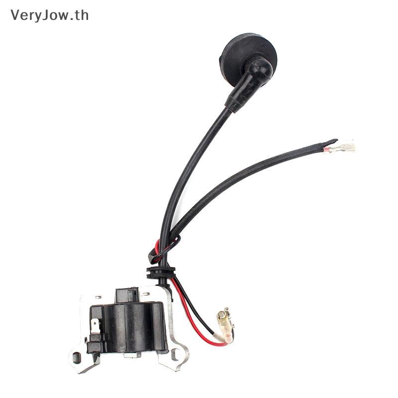 [VeryJow] Coil 1E48F Coil Coil Fit สําหรับ 63cc เครื่องตัดแปรงเครื่องตัดหญ้า 48 เครื่องยนต์ 48F เครื