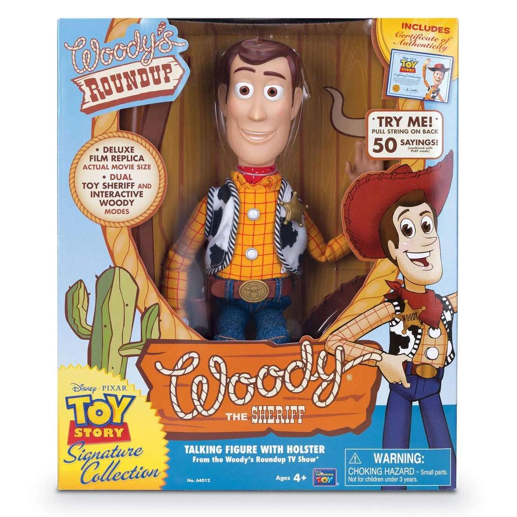Disney Pixar Toy Story Signature Collection Woody Roundup นายอําเภอพูดคุย Action Figure Holster เด็ก