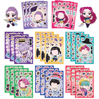 40แผ่นการ์ตูนแม่มดฮันเตอร์สติกเกอร์ประกอบ,ตกแต่งโทรศัพท์มือถือหลุมถ้วยน้ําสเก็ตบอร์ดสติกเกอร์พีวีซีกันน้ํา
