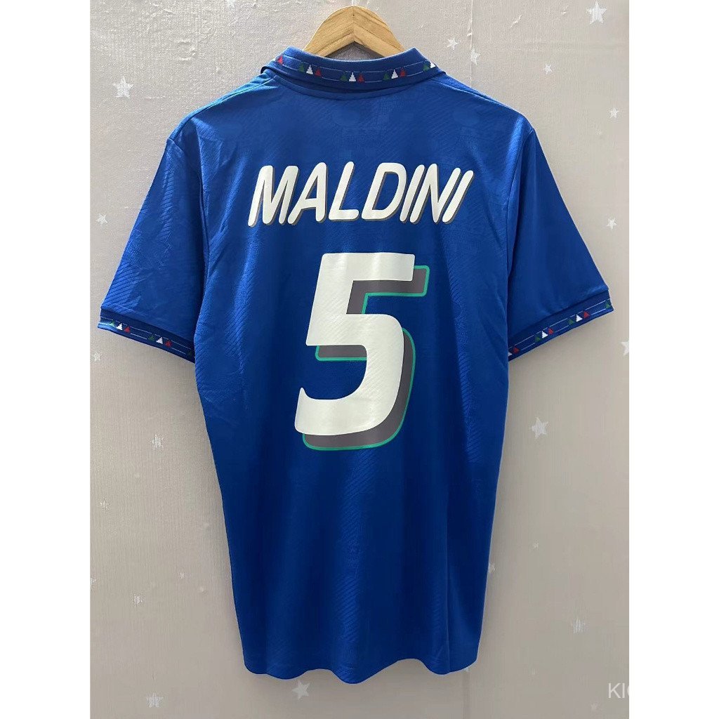 เสื้อยืด Retro Italy 1994 Maldini Baggio |   เสื้อฟุตบอลอิตาลีวินเทจ |   คุณภาพยอดเหนือกว่า
