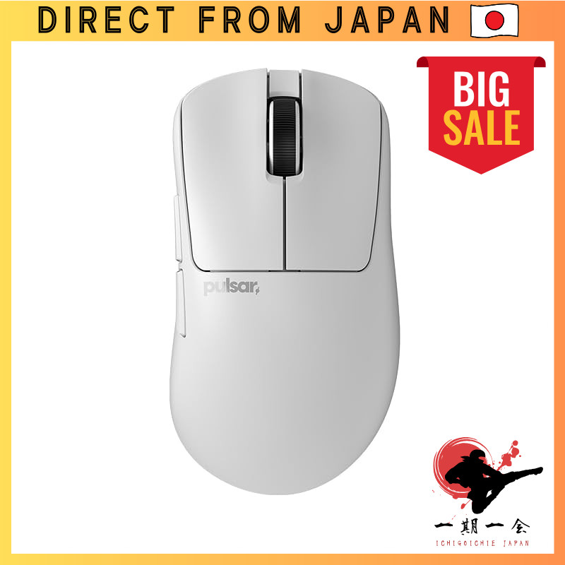 Pulsar Gaming Gears Xlite V4 Large Wireless Gaming Mouse Ultra-Lightweight 58 grams 1ms 32000 DPI Op