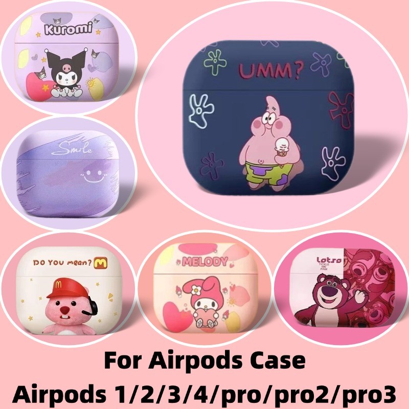 สําหรับ airpods pro 3 และ AirPods 1/2/3/4 case/AirPods pro/pro2 case เคสการ์ตูน