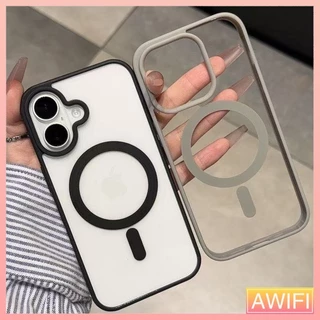 แม่เหล็ก เคสใสกันกระแทก For IPhone 17 Air 11 12 13 14 15 16 17 PRO MAX 17 16 15 Pro 16 15 14 PLUS 8 7 Plus XR X XS XSMAX