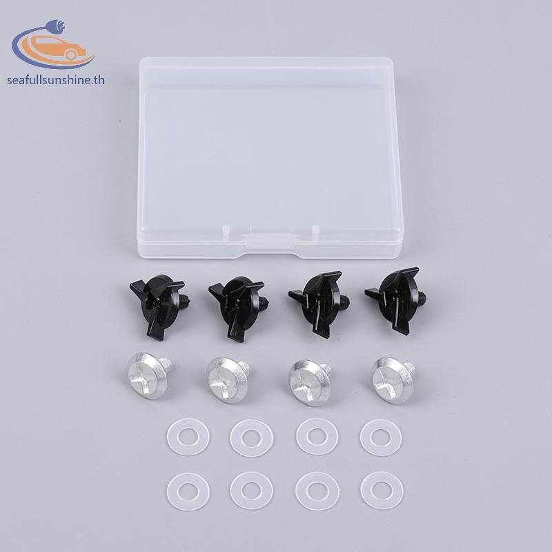 Seaf> 8 ชิ้น/เซ็ต Motocross หมวกอุปกรณ์เสริมสกรูสกรูพิเศษสําหรับ Off Roads หมวกกันน็อคอลูมิเนียม Vis