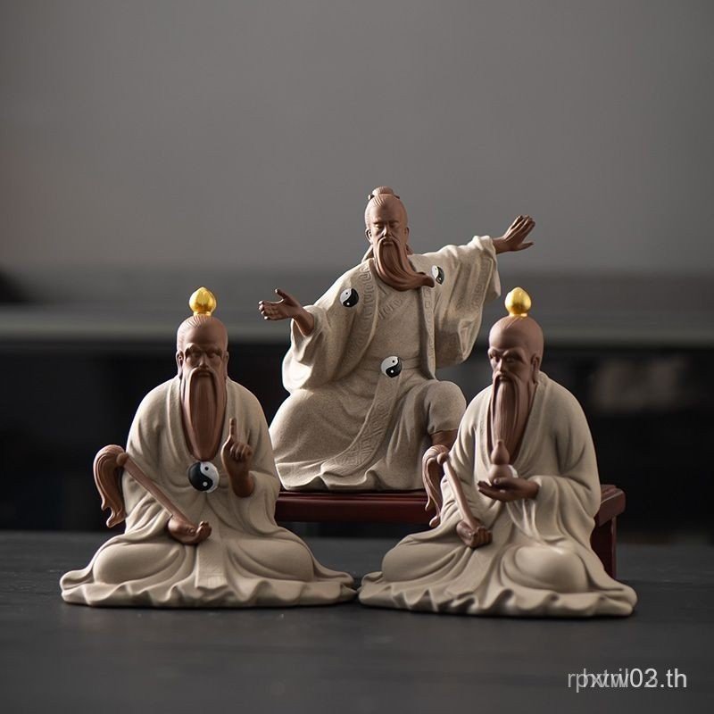 จีน Zen Zen Zisha Tai Chi Zhang Sanfeng การประดิษฐ์ตัวอักษร Tai Chi เก่า Jun เครื่องประดับห้องนั่งเล