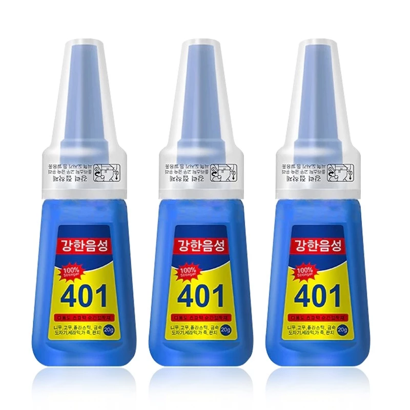 กาว401 กาวติดเล็บ ตรงปกทุกล้อตติดทน️ ฝา2ชั้น กาวติดอะไหล่PVC แห้งไว ไม่ต้องอบ 20g.