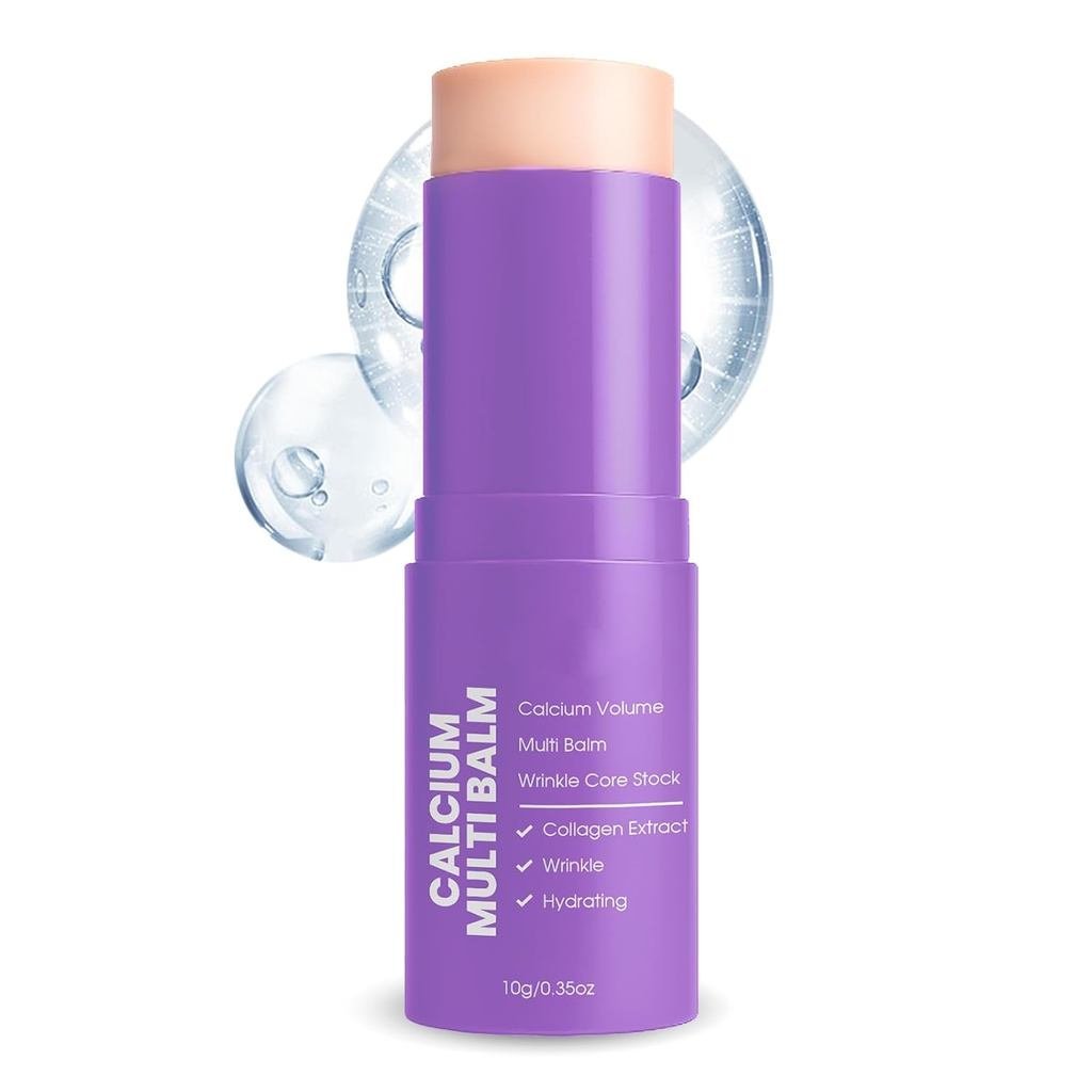 Calcium Volume Multi Balm, Wrinkle Bounce Multi Balm Stick, Collagen Core Moisturizing Stick with Ca