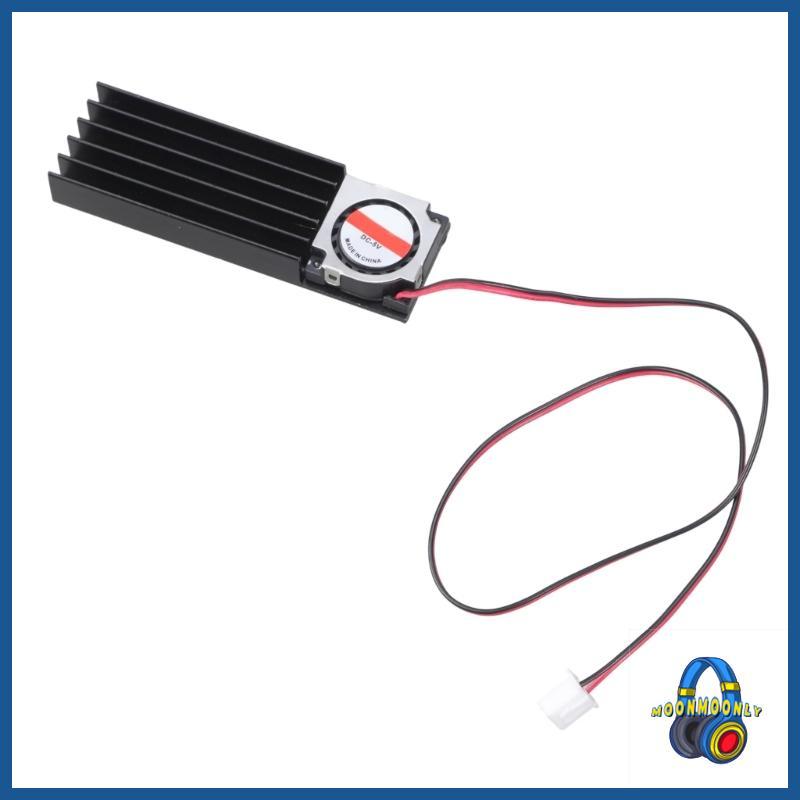 MOON M 2 2280 SSD อลูมิเนียมความร้อน Dissipator 5V XH2 54 มม.พัดลมระบายความร้อนป้องกันการ Overheatin