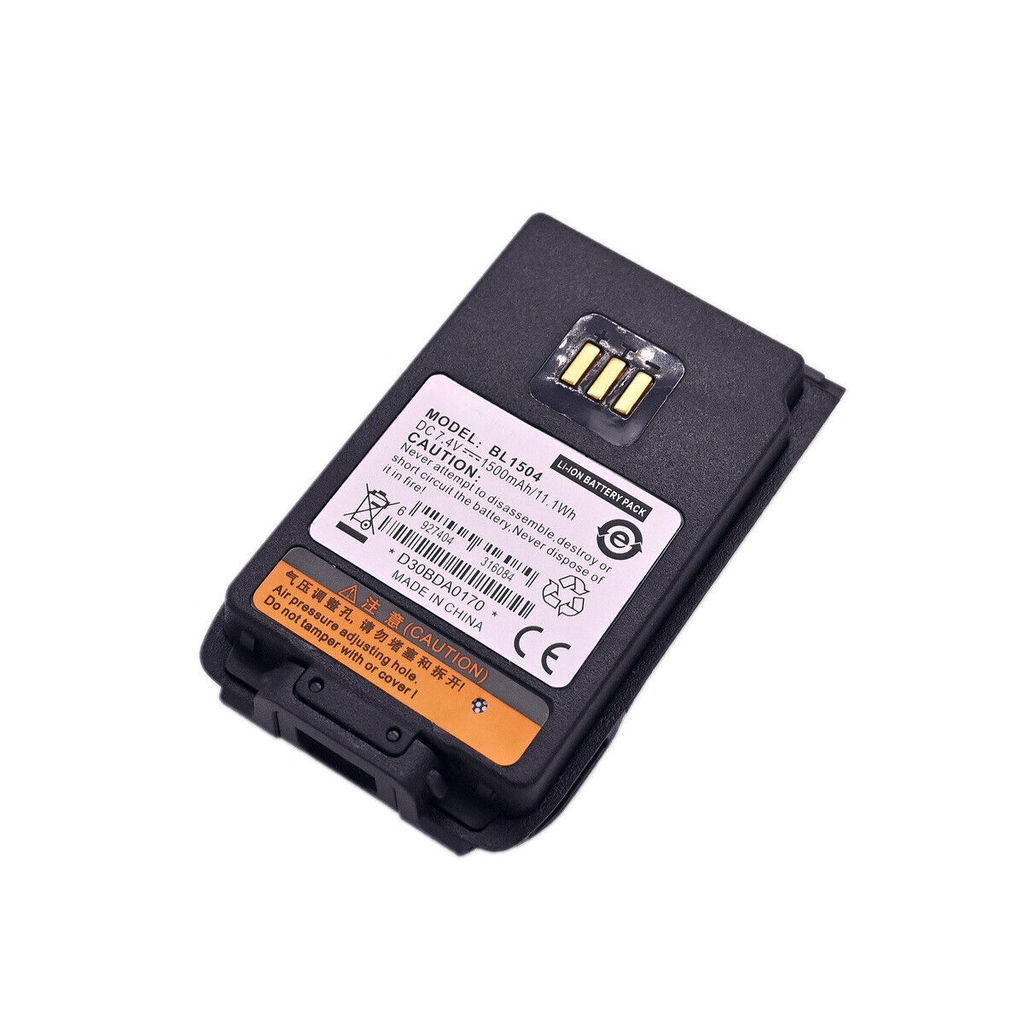BL1504 แบตเตอรี่ Li-ion DC7.4V 1500mAh 11.1Wh สําหรับ HYT PD500 PD605 PD606 PD608 PD668 PD680 วิทยุแ