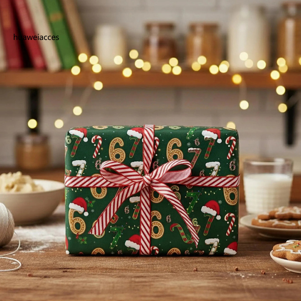 HUA กระดาษห่อสําหรับคริสต์มาสงานรื่นเริงของขวัญห่อคอลเลกชันที่ไม่ซ้ํากันตลกคริสต์มาสของขวัญห่อสําหรั