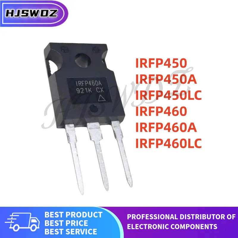 5PCS IRFP450 IRFP450A IRFP450LC IRFP460 IRFP460A IRFP460LC TO-247 Field Effect ทรานซิสเตอร์