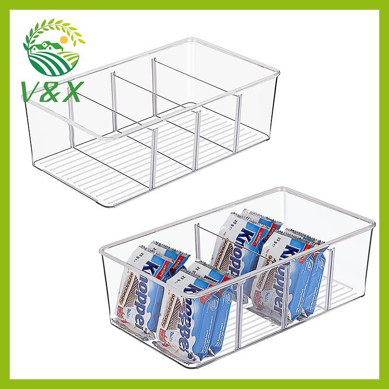 [Snowth] Clearpartment Storage Box Tea Bag Container Coffee Organizer Display Ra Desktop Organizer 1 ชิ้น [zkm]