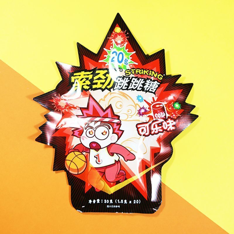 ฮ่องกง Sojin Popping Candy ที่มีประสิทธิภาพ Cola รสระเบิด Candy Nostalgic Lollipop Popping Candy เด็