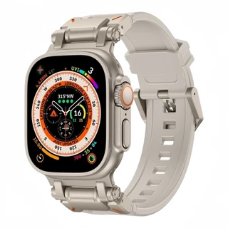 สาย Apple Watch Series 1-12 SE Ultra 2 ซิลิโคน ใส่สบาย ใช้ได้ทุกรุ่น for iwatch 44mm 45mm 46mm 49mm