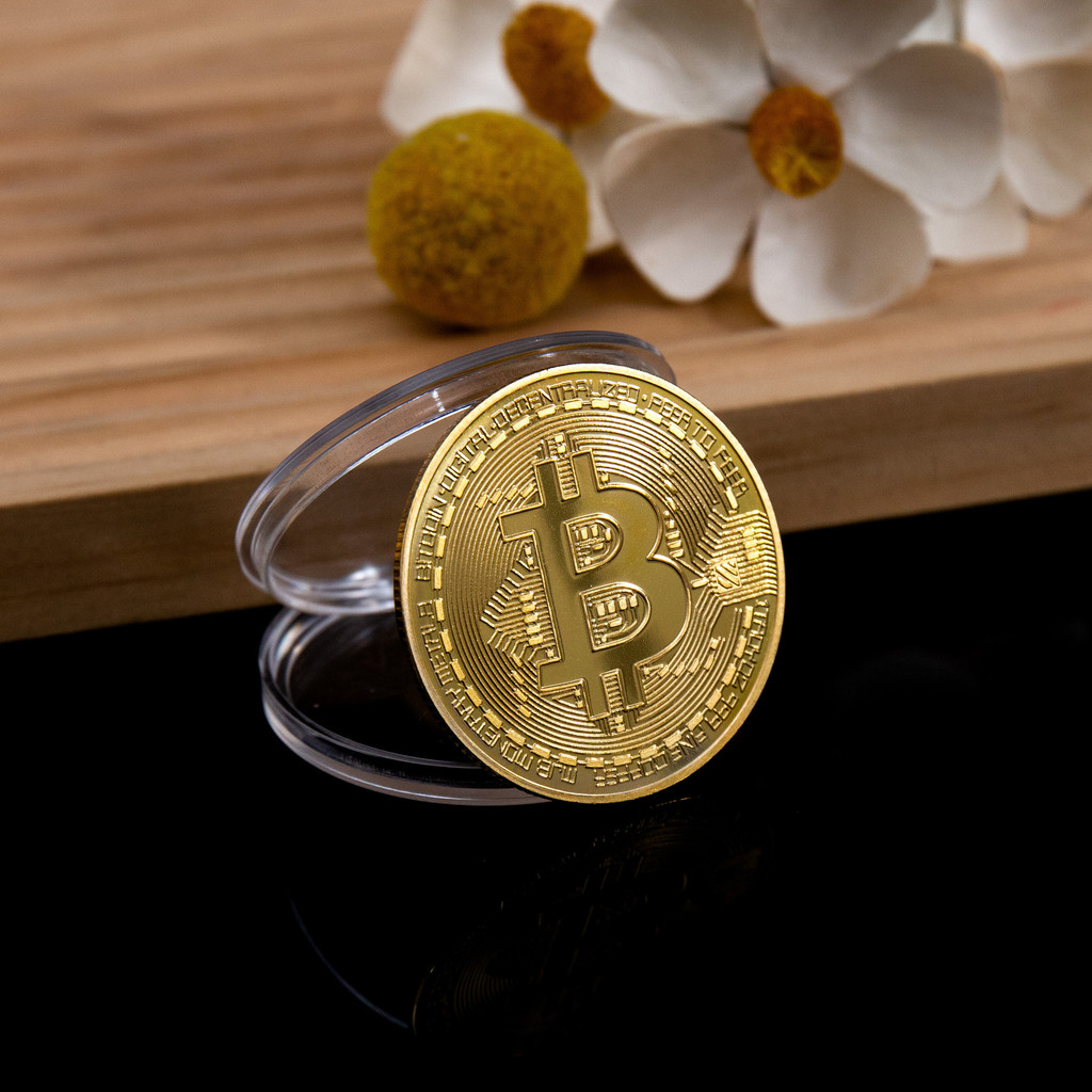 Bitcoin Bitcoin เหรียญที่ระลึกเงินทองเหรียญที่กําหนดเองเหรียญตัดสินใจโลหะโชคดีเสมือนซื้อขายข้ามพรมแด