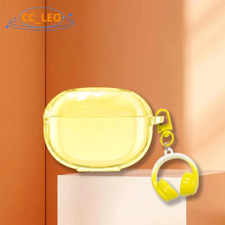 for EDIFIER Comfo Bass Case Colorful Clear Soft Case Cute Keychain Pendant Suitable for EDIFIER Comfo Bass Shockproof Shell Protective Sleeve