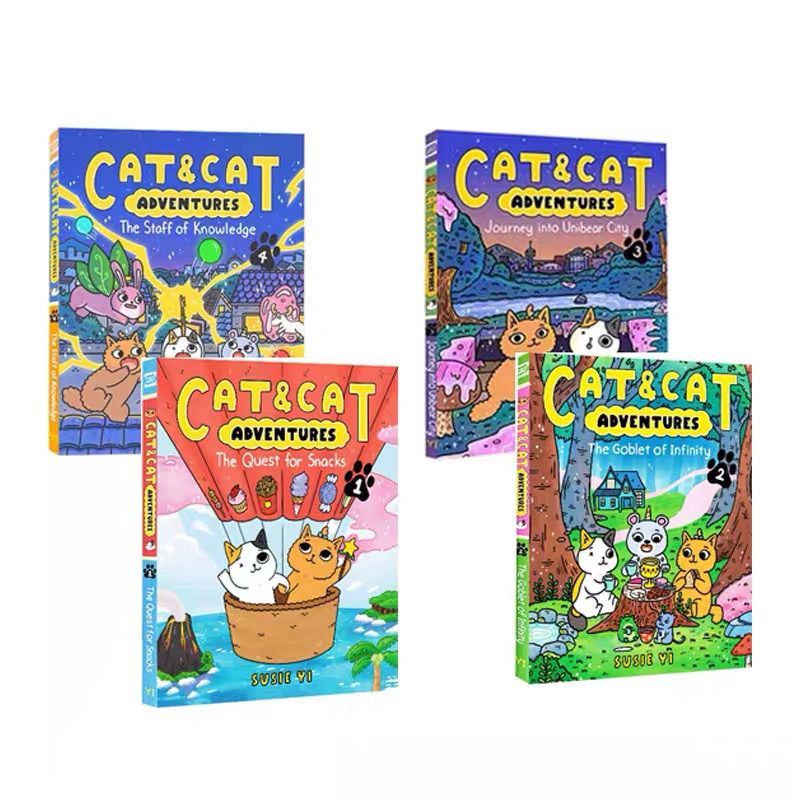 Cat Full Color adventures Comics 4 Volumes cat Document Sale All R93J