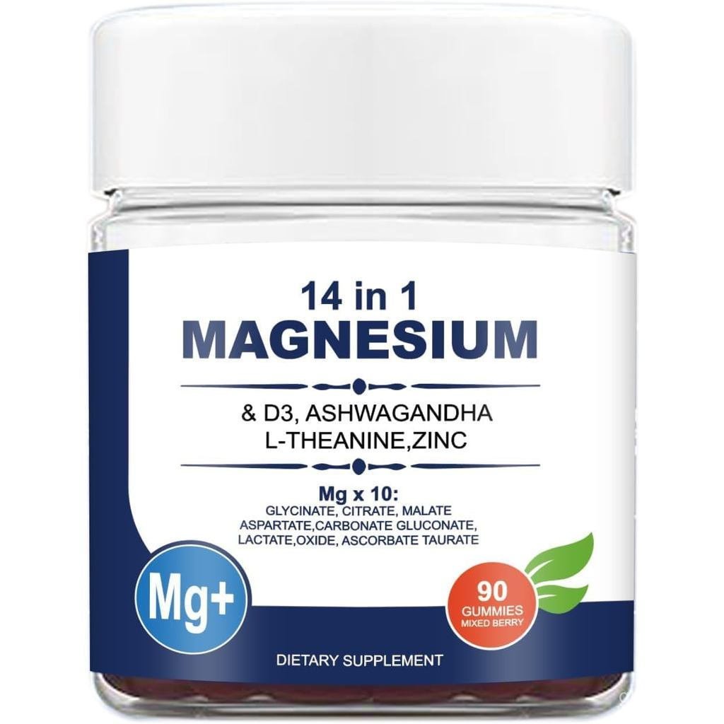 กัมมี่ผสมความสงบลึก,14Combination1Formula,บรรจุ AshwagandhaD3Zinc,90Granule,Sugar-Free,Pure Element 