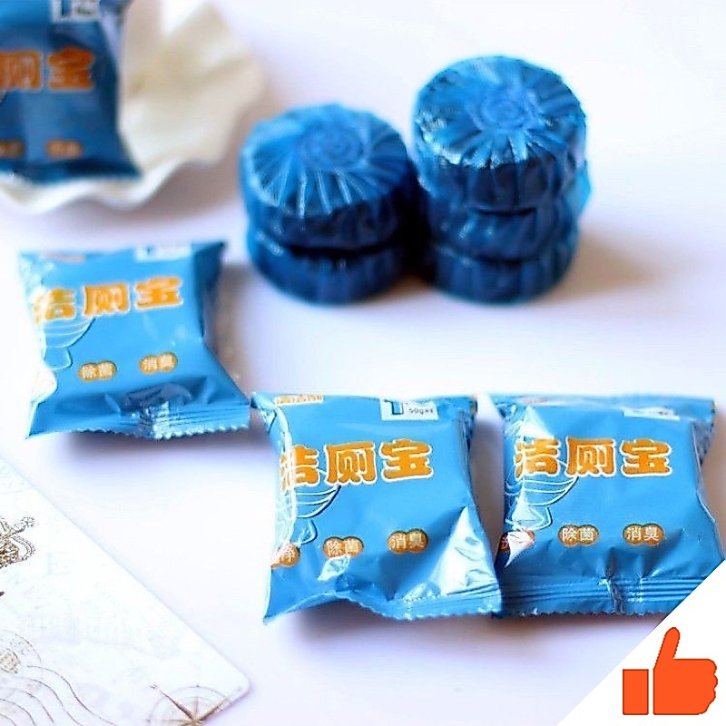 kingshopping (GLCS1 ) (ร้านไทย) ก้อนฟ้า ดับกลิ่นชักโครก (สำหรับห้องน้ำ ความสะอาด ฆ่าเชื้อโรค ขจัดคราบ ลดกลิ่นเหม็น)