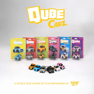 [โมเดลรถขายดี] MINI GT NISSAN NISSAN LB Set QubeCarz รุ่น Q โมเดลรถโลหะผสม