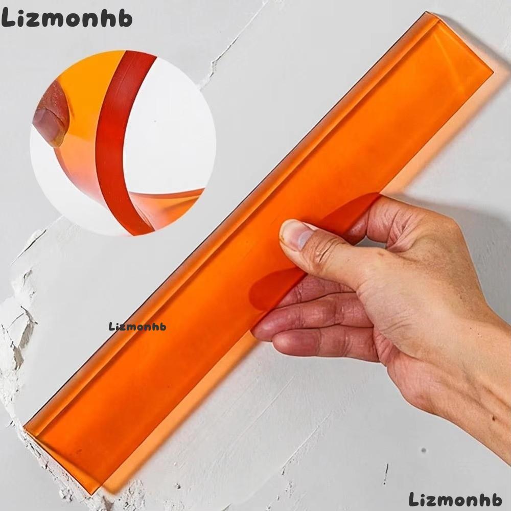 LIZMOLI Wall Scraper Putty, Arc Scraper Polyurethane Putty Squeegee Spatula, 30/50 ซม.ยืดหยุ่น Putty