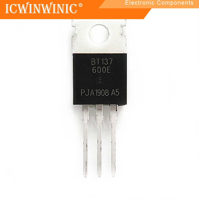 5 ชิ้น BT137-600E BT137 TO-220 ส่วนประกอบอิเล็กทรอนิกส์