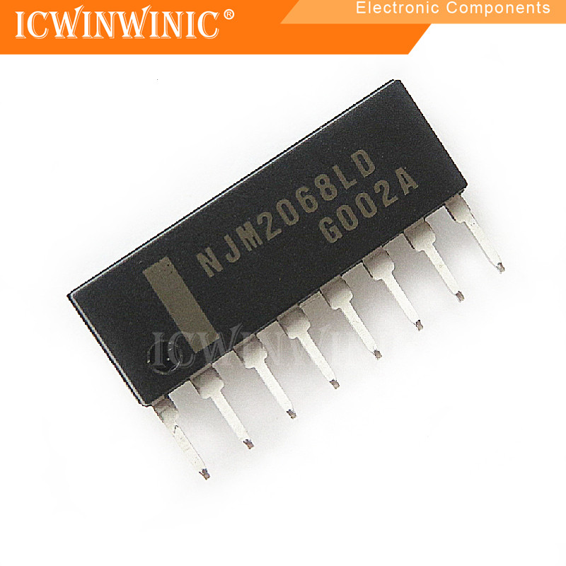 5 ชิ้น NJM2068LD NJM2068 SIP-8 ส่วนประกอบอิเล็กทรอนิกส์