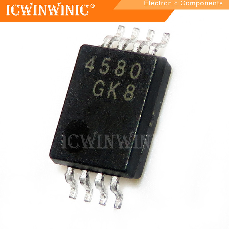 5 ชิ้น NJM4580V NJM4580 JRC4580 4580 MSSOP-8 วงจรรวม IC