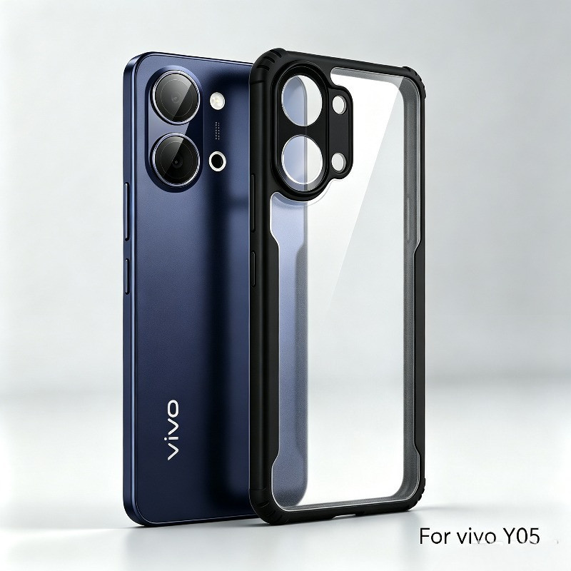 Vivo Y05 เคสโทรศัพท์กันกระแทกเคสโทรศัพท์สําหรับ Vivo Y04 Y03 Y03t ฝาหลัง Anti-fall ถุงลมนิรภัยปลอก