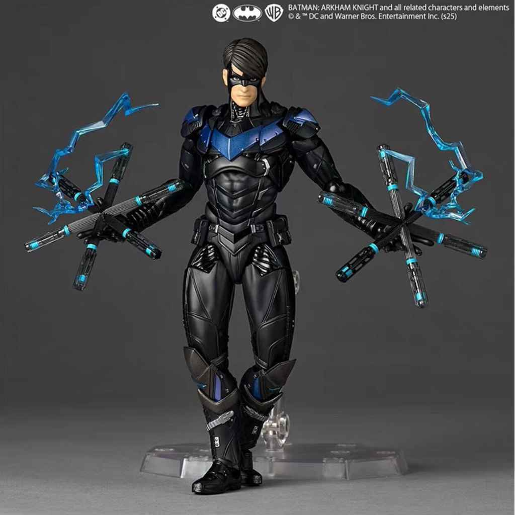KAIYODO Revoltech Amazing Yamaguchi Nightwing Batman Arkham Knight DC Super Hero Articulated Action 