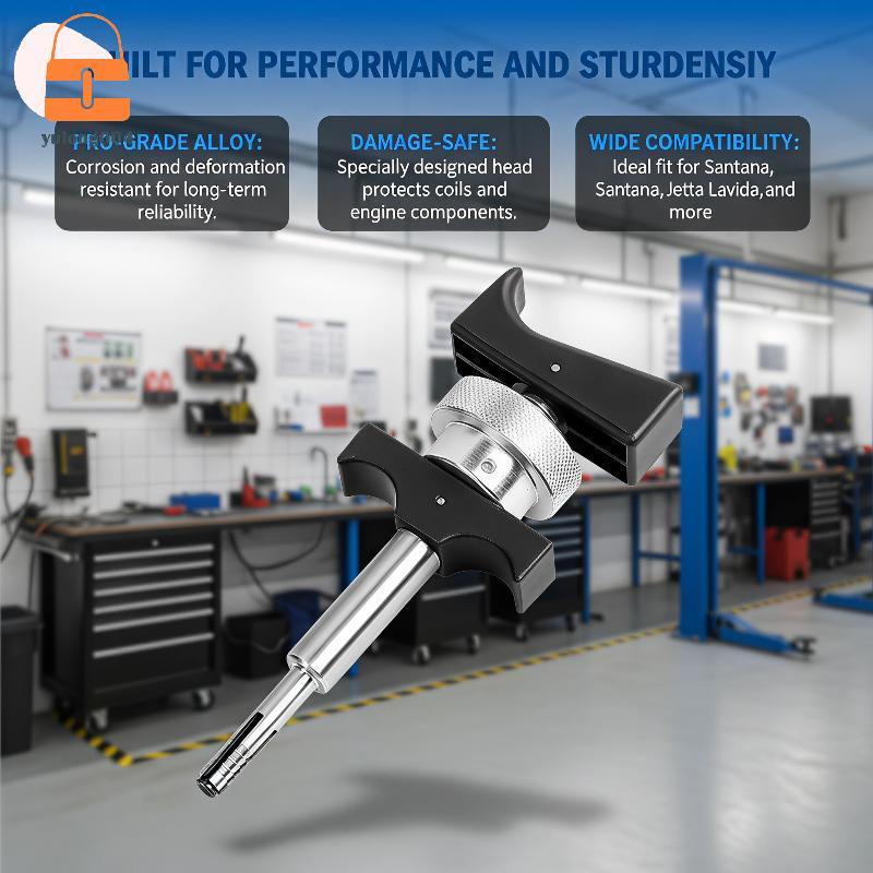 [PE] เครื่องมือดึงกําจัดขดลวด Heavy Duty 1 ชิ้นเครื่องมือถอดชิ้นส่วนเครื่องยนต์สําหรับ EA211/EA888 A
