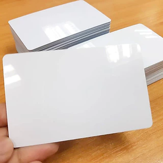 บัตรพนักงานเปล่า Ribbon PVC Card Box Set 1 กล่องบรรจุ 250 แผ่น สำหรับเครื่องพิมพ์บัตรริบบ้อน