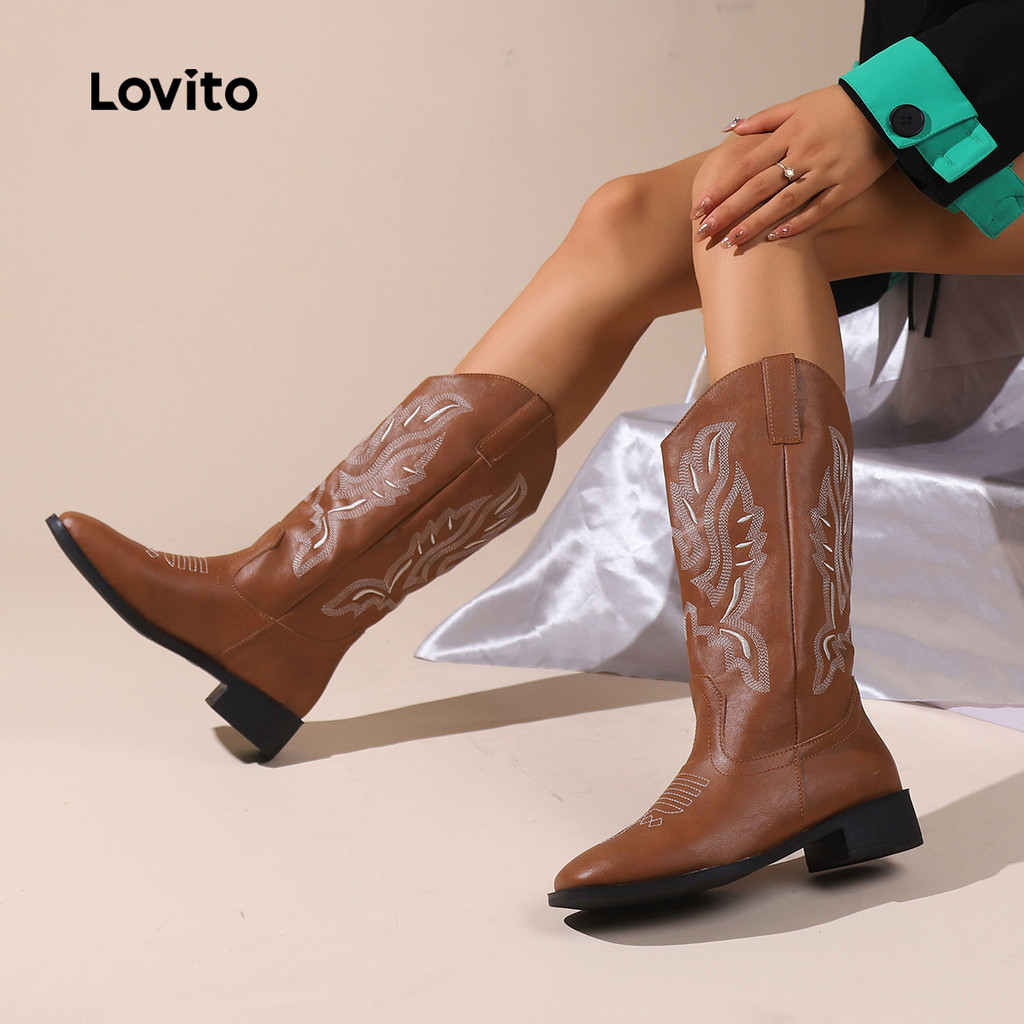 Lovito بوت كاوبوي مطرّز — صورة 2