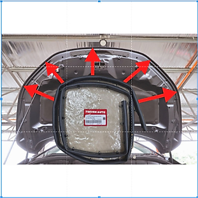 CITY GN2 GN3 GN5 GN6 T00 2021-2026 GETAH BONNET DEPAN SUB SEAL HOOD RUBBER 74142-T00-T00-T00