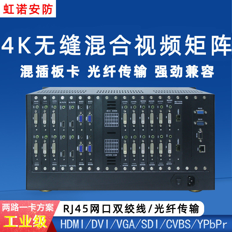 HD Seamless Hybrid Matrix 8 In 8 Out 16 Out Audio Video Conference Matrix โปรเซสเซอร์ VGA/DVI/AV/HDM