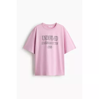 H&M(เอชแอนด์เอ็ม) เสื้อยืดพิมพ์ลาย ผู้หญิง 1349083_1
