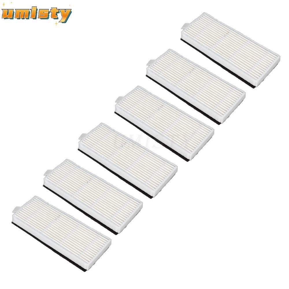 UMISTY 6PCS Sweeper Filter Replacement,ดึงTabง่ายเปลี่ยนเครื่องดูดฝุ่น,กรองหน้าจอสี่เหลี่ยมผืนผ้ากรอ