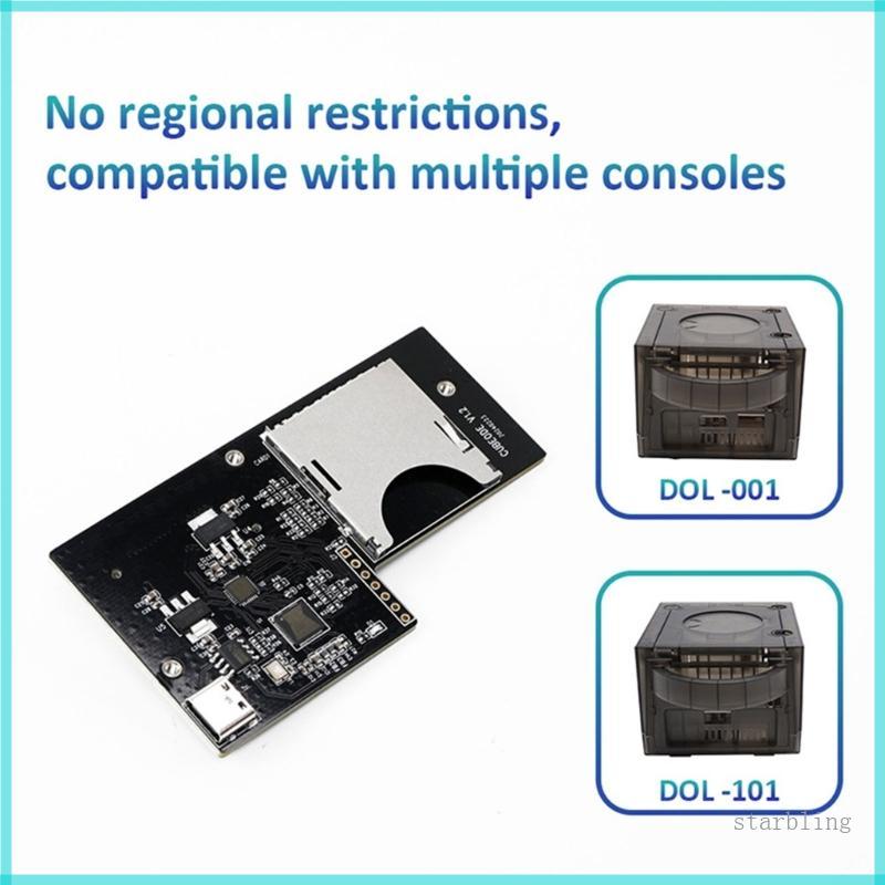 Star อัพเกรด Loder Emulator Optical Drive Emulator เปลี่ยนอะแดปเตอร์การ์ดสําหรับคอนโซลเกม
