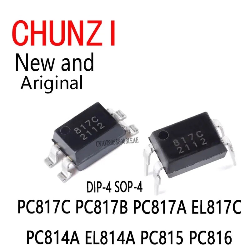 5PCS ใหม่และต้นฉบับ IC DIP-4 SOP-4 PC817C PC817B PC817A EL817C PC814A EL814A PC815 PC816