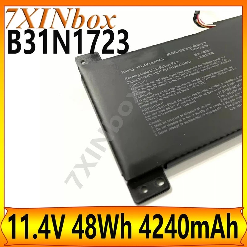 7XINbox B31N1723 11.4V 48Wh Lapotp แบตเตอรี่สําหรับ ASUS VivoBook K570ZD K570UD FX570ZD X570UD DM009