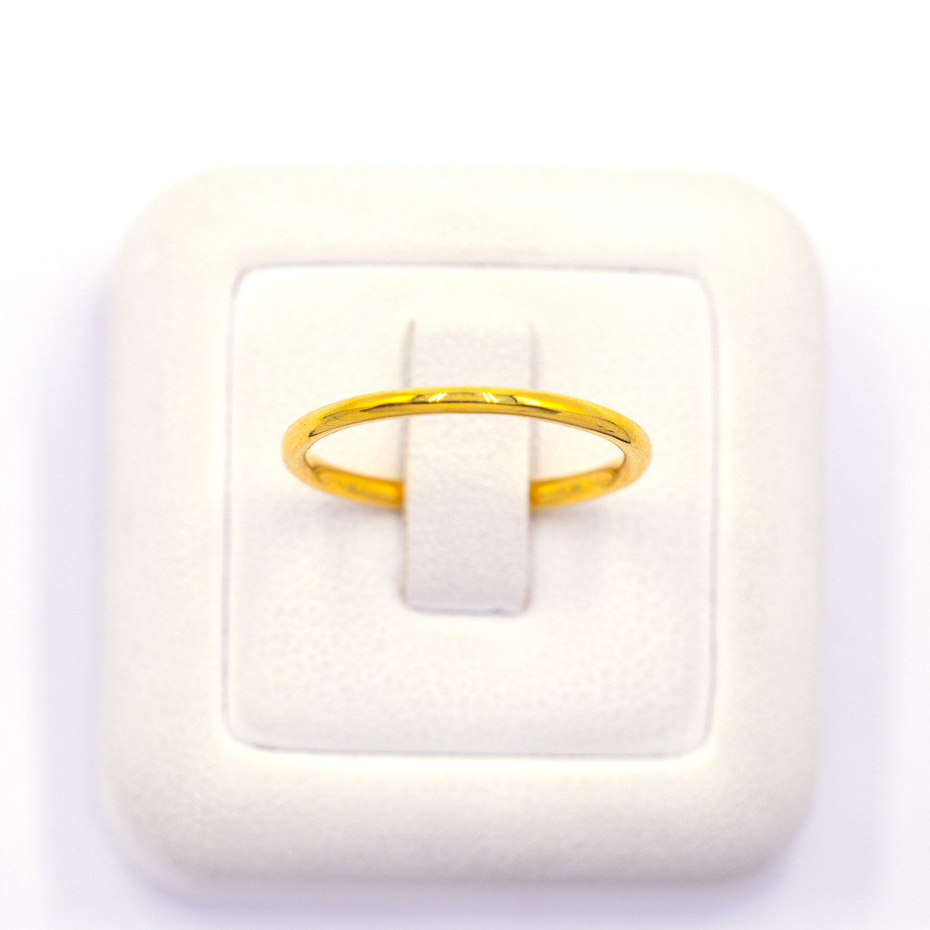 Happy Jewelry แหวนลวด ทองแท้ 9k 37.5% ND103