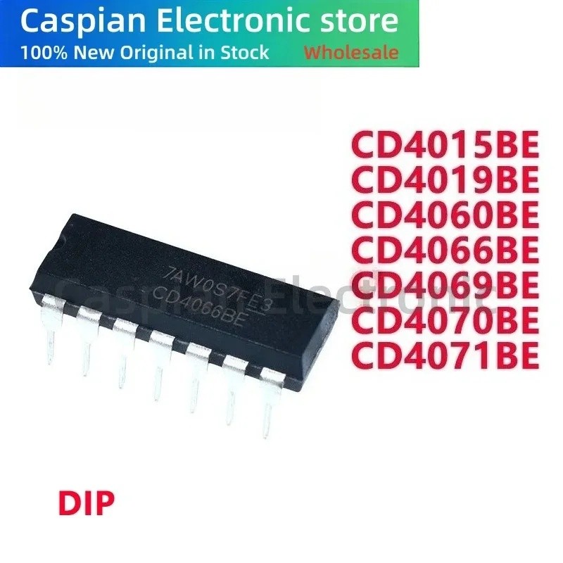 5PCS CD4015BE CD4015 CD4019BE CD4019 CD4060BE CD4060 CD4066BE CD4066 CD4069BE CD4069 CD4070BE CD4070