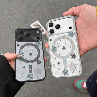 แม่เหล็ก เคสใสกันกระแทก สำหรับ ไอโฟน17Air 11 12 13 14 15 16 17 PROMAX17 16 15Pro16 15 14PLUS8 7Plus XR X XS XSMAX
