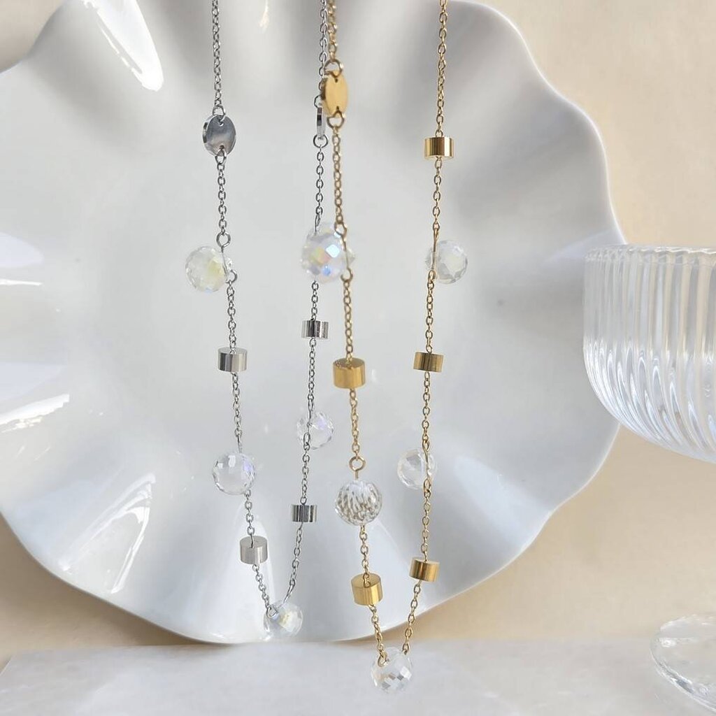 WELRY.acc พร้อมส่ง สร้อยคอคริสตัล รุ่น Crystal