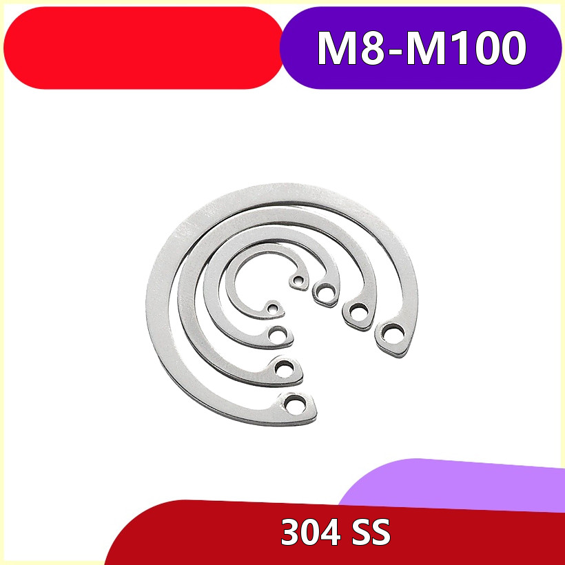 ตัวยึด SUS304 แหวนล็อคสลักภายใน M8-M100 สําหรับการใช้งานอุตสาหกรรมทนต่อการกัดกร่อน 2.แอลเอ็มเอฟ