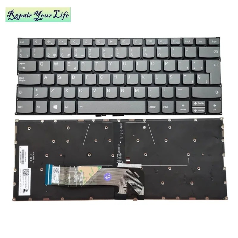 สเปน Backlit คีย์บอร์ดสําหรับ Lenovo โยคะ 530-14 530-14ARR 530-14IKB ES SPA LA โน้ตบุ๊คคีย์บอร์ด Bac