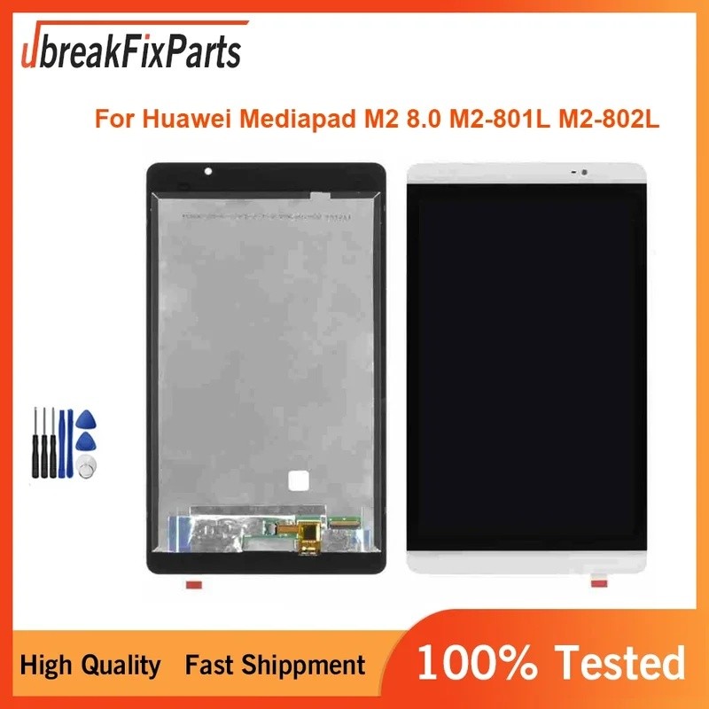 สําหรับ Huawei MediaPad M2 M2-801 M2-801W M2-801L จอแสดงผล LCD พร้อมชุดหน้าจอสัมผัส