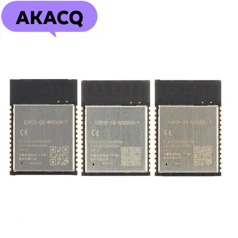 ESP32-C6-WROOM-1-N4/N8/N16 1U N4 N8 N16 H4 ESP32-C6 esp32c6 2.4GHz Wi-Fi 6 บลูทูธ Ble 5 Wifi โมดูลไร
