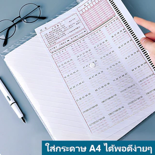 【50pcs】แฟ้มซองกระดุม ผลิตจากพลาสติก PP หลายสีข้อกำหนด A4 เครื่องเขียสำหรับเก็บเอกสารและข้อสอบ
